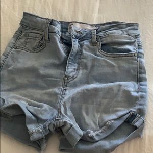 Jean shorts normal rise